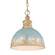Golden Lighting Alison 1-light Pendant in Vintage Gold and Antique Teal shade (36|0809-M VG-TEAL)