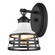 Wry Lighting Locklyn 1-light Wall Sconce in Matte Black (36|1109-1W BLK-WHT)