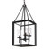 Golden Lighting Smyth 3-light Pendant in Matte Black (36|2073-3P BLK-CLR)