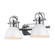 Yep by Golden Lighting Duncan 2-light Vanity in Chrome and Matte White shade (36|3602-BA2 CH-WHT)