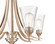 Natalie 5-Light Chandelier Ceiling Light Modern Gold (670|1465-MG)