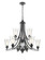 Natalie 9-Light Chandelier Ceiling Light Matte Black (670|1469-MB)