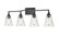 Caily 4-Light Vanity Matte Black (670|2104-MB)