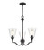 Caily 3-Light Chandelier Ceiling Light Matte Black (670|2113-MB)