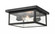 Evanton 2-Light Outdoor Flush Mount - Powder Coated Black (670|4122-PBK)
