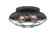 2-Light Outdoor Flush Mount Matte Black (670|5382-MB)