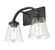 Josleen 2-Light Vanity Matte Black (670|9102-MB)