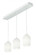 Callie 3 Light Linear Pendant,120V,White (1|CALP05WHLNR3)