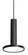 LUNA PENDANT LED 15W 1000lm 120V (1|LNAP08L30D1BK)