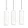 View 3 Light Linear Pendant (1|VIP05MBSNWHLNR3)