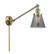 Cone - 1 Light - 8 inch - Antique Brass -Adjustable Swing Arm (3442|237-AB-G63-LED)
