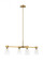 Moritz Four Light Linear Chandelier (7725|AEC1014BBS)