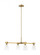 Moritz Four Light Linear Chandelier (7725|AEC1014BBS)