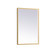 Pier 18x30 inch LED mirror with adjustable color temperature 3000K/4200K/6400K in brass (758|MRE61830BR)
