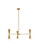 Cade 34 inch pendant in brass (758|LD650D34BR)