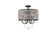 Elise 17 inch flush mount in black (758|LD712F17BK)