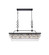 Nordic 40 inch rectangle pendant in black (758|1219G40BK)
