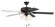 Decorator's Choice 52'' 5-Blade 3 Light Ceiling Fan in Espresso w/ Walnut/Espresso Blades (20|DCF52ESP5C3W)