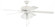 Decorator's Choice 52'' 5-Blade 3 Light Ceiling Fan in Matte White w/ Matte White Blades (20|DCF52W5C3W)