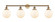 Beacon - 4 Light - 44 inch - Brushed Brass - Adjustable Bath Vanity Light (3442|215-BB-G201-8-LED)