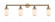 Dover - 4 Light - 43 inch - Brushed Brass - Adjustable Bath Vanity Light (3442|215-BB-G311-LED)