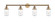 Dover - 4 Light - 43 inch - Brushed Brass - Adjustable Bath Vanity Light (3442|215-BB-G312-LED)