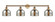 Bell - 4 Light - 45 inch - Brushed Brass - Adjustable Bath Vanity Light (3442|215-BB-G78)