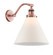 Cone - 1 Light - 12 inch - Antique Copper - Adjustable Sconce (3442|515-1W-AC-G41-L-LED)