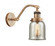 Bell - 1 Light - 5 inch - Brushed Brass - Adjustable Sconce (3442|515-1W-BB-G58-LED)