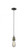 Bare Bulb - 1 Light - 3 inch - Black Antique Brass - Cord hung - Mini Pendant (3442|201C-BAB-LED)