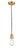 Bare Bulb - 1 Light - 3 inch - Satin Gold - Cord hung - Mini Pendant (3442|201C-SG)