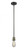 Bare Bulb - 1 Light - 2 inch - Black Antique Brass - Stem Hung - Mini Pendant (3442|201S-BAB)