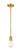 Bare Bulb - 1 Light - 2 inch - Satin Gold - Stem Hung - Mini Pendant (3442|201S-SG-LED)