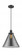 Cone - 1 Light - 12 inch - Matte Black - Cord hung - Mini Pendant (3442|916-1P-BK-G43-L)