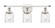 Bell - 3 Light - 26 inch - White Polished Chrome - Bath Vanity Light (3442|916-3W-WPC-G54-LED)
