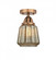 Chatham - 1 Light - 7 inch - Antique Copper - Semi-Flush Mount (3442|288-1C-AC-G146)