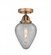 Geneseo - 1 Light - 7 inch - Antique Copper - Semi-Flush Mount (3442|288-1C-AC-G165-LED)