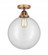 Beacon - 1 Light - 12 inch - Antique Copper - Semi-Flush Mount (3442|288-1C-AC-G202-12)