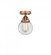 Beacon - 1 Light - 6 inch - Antique Copper - Semi-Flush Mount (3442|288-1C-AC-G202-6)