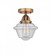 Oxford - 1 Light - 8 inch - Antique Copper - Semi-Flush Mount (3442|288-1C-AC-G534)