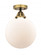 Beacon - 1 Light - 10 inch - Black Antique Brass - Semi-Flush Mount (3442|288-1C-BAB-G201-10)