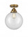 Beacon - 1 Light - 12 inch - Brushed Brass - Semi-Flush Mount (3442|288-1C-BB-G202-12-LED)