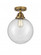 Beacon - 1 Light - 10 inch - Brushed Brass - Semi-Flush Mount (3442|288-1C-BB-G204-10)