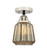 Chatham - 1 Light - 7 inch - Black Polished Nickel - Semi-Flush Mount (3442|288-1C-BPN-G146-LED)