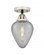 Geneseo - 1 Light - 7 inch - Black Polished Nickel - Semi-Flush Mount (3442|288-1C-BPN-G165)
