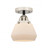 Fulton - 1 Light - 7 inch - Black Polished Nickel - Semi-Flush Mount (3442|288-1C-BPN-G171-LED)