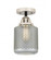 Stanton - 1 Light - 6 inch - Black Polished Nickel - Semi-Flush Mount (3442|288-1C-BPN-G262-LED)