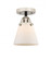 Cone - 1 Light - 6 inch - Black Polished Nickel - Semi-Flush Mount (3442|288-1C-BPN-G61)