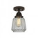 Chatham - 1 Light - 7 inch - Oil Rubbed Bronze - Semi-Flush Mount (3442|288-1C-OB-G142-LED)