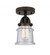 Canton - 1 Light - 5 inch - Oil Rubbed Bronze - Semi-Flush Mount (3442|288-1C-OB-G184S)